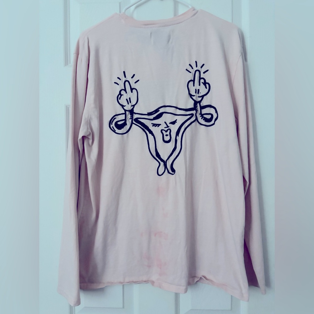 CHNGE Pink Statement Long Sleeve Tee - Picture 5 of 7